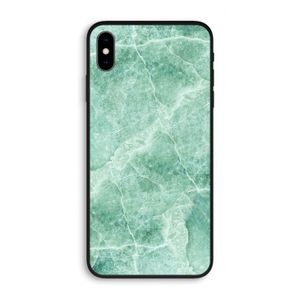 Groen marmer: iPhone XS Max Biologisch afbreekbaar hoesje