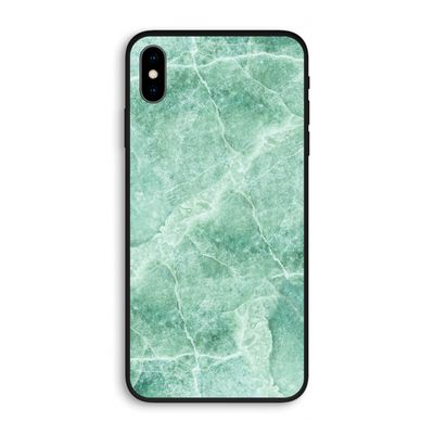 Groen marmer: iPhone XS Max Biologisch afbreekbaar hoesje
