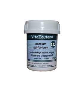 Natrium sulfuricum VitaZout nr. 10