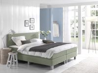 Snurky Boxspring Comfort 2.0 Groen 90x200 - thumbnail