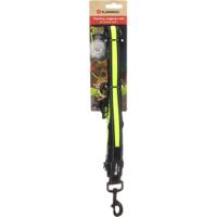 Jogginglijn met heupriem Flitzy zwart/geel (105-175 cm/ 70-160 cm) Per stuk