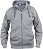 Clique 021034 Basic Hoody Full zip - Grijsmelange - L - thumbnail