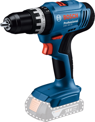 Bosch Blauw GSB 18V-25 Accuklopboorschroevendraaier | Solo (Accu en lader niet meegeleverd) - 06019K9300