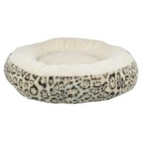 Trixie hondenmand leo soft rond pluche creme / panterprint