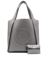 Stella McCartney sac cabas à logo perforé - Gris