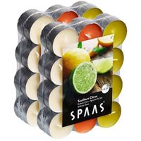 Geurtheelichtjes - 48x - Citrusgeur - 4,5 branduren Geurtheelichtjes - 48x - Citrusgeur - 4,5 branduren