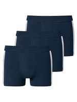 Schiesser - 95-5 - Shorts - 3-pack - zwartblauw - thumbnail