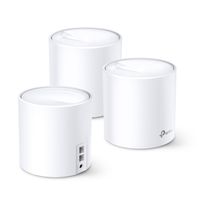 TP-Link Deco X60 AX5400 dual-band WiFi 6 Mesh Systeem (3-pack) Mesh router Wit