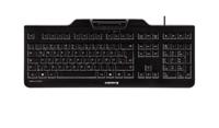 CHERRY KC 1000 SC toetsenbord Kantoor USB QWERTY Amerikaans Engels Zwart