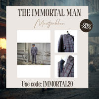 Maatpak Voor Heren | 3-delig Pak | Grijs/rood Windowpane | Michael Gray | Peaky Blinders | Peaky Blinders