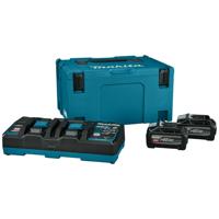 Makita Accu Starterset XGT DC40RB 2x BL4040F - 1911D8-0