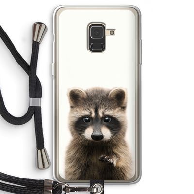 Rocco: Samsung Galaxy A8 (2018) Transparant Hoesje met koord