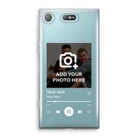 Music Player: Sony Xperia XZ1 Compact Transparant Hoesje
