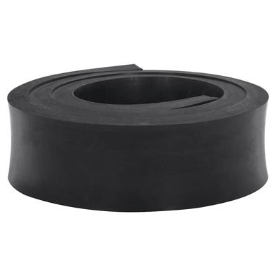 VidaXL Rubberen rand voor sneeuwploeg 180x10x2 cm zwart