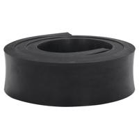VidaXL Rubberen rand voor sneeuwploeg 180x10x2 cm zwart