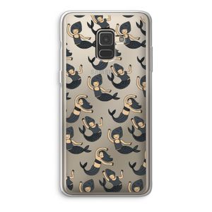 Zeemeermin: Samsung Galaxy A8 (2018) Transparant Hoesje