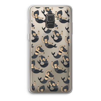 Zeemeermin: Samsung Galaxy A8 (2018) Transparant Hoesje