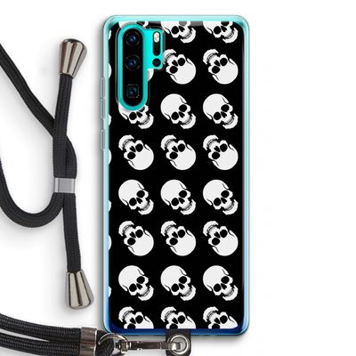 Musketon Skulls: Huawei P30 Pro Transparant Hoesje met koord