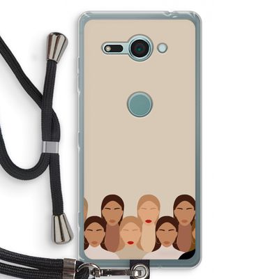 Girls girls girls: Sony Xperia XZ2 Compact Transparant Hoesje met koord