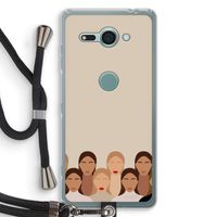 Girls girls girls: Sony Xperia XZ2 Compact Transparant Hoesje met koord