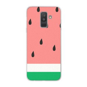Watermeloen: Samsung Galaxy A6 Plus (2018) Transparant Hoesje