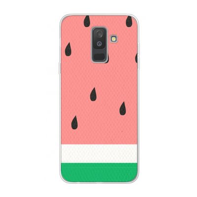 Watermeloen: Samsung Galaxy A6 Plus (2018) Transparant Hoesje