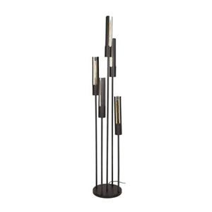 Giga Meubel - Vloerlamp Zwart Metaal - 5-Lichts - 30x30x176cm