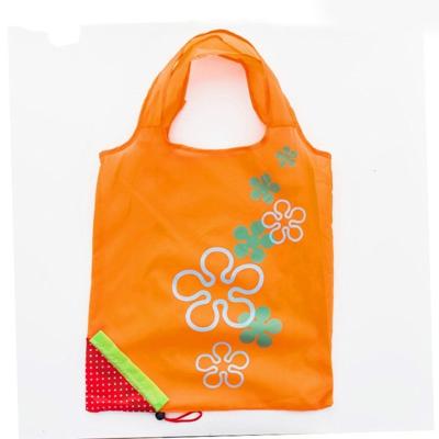 2 PC'S creatieve aardbei winkelen herbruikbare vouwen herbruikbare kruidenier boodschappentas (oranje)