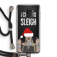 Came To Sleigh: Samsung Galaxy J8 (2018) Transparant Hoesje met koord