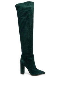 Gianvito Rossi bottes en daim - Vert