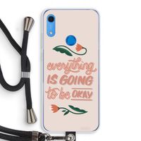 Optimistic flower girl: Huawei Y6s Transparant Hoesje met koord Optimistic flower girl: Huawei Y6s Transparant Hoesje met koord
