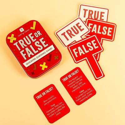 True or False in een blikje True or False in een blikje