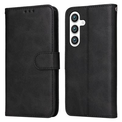 Lunso Samsung Galaxy S25 Plus - bookcase hoesje portemonnee - Zwart