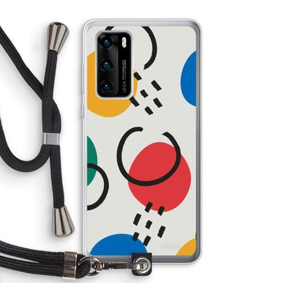 Illustratieve pop 3: Huawei P40 Transparant Hoesje met koord