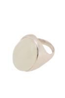 Yoek Ring Moonstone | Wit | Maat 20