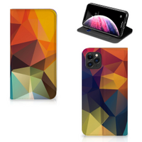 Apple iPhone 11 Pro Max Stand Case Polygon Color