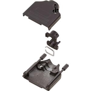 MH Connectors MHDTZK15-BK-K 6560-0815-02 D-sub behuizing Aantal polen: 15 Metaal 180 ° Zwart 1 stuk(s)