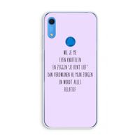 Relatief: Huawei Y6s Transparant Hoesje