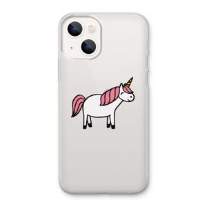 Eenhoorn: iPhone 13 Transparant Hoesje