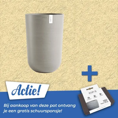 Pot oslo high d52cm taupe