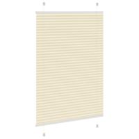 Pliss rolgordijn 85x100 cm stofbreedte 84,4 cm polyester crme