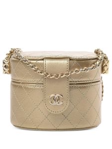 CHANEL Pre-Owned mini sac à bandoulière Box - Or