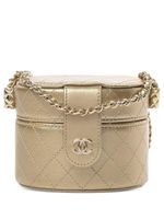 CHANEL Pre-Owned mini sac à bandoulière Box - Or