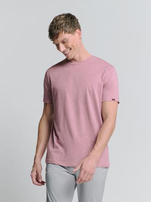 No- Excess T-shirt Crewneck Melange 146 Mauve
