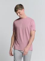 No- Excess T-shirt Crewneck Melange 146 Mauve No- Excess T-shirt Crewneck Melange 146 Mauve