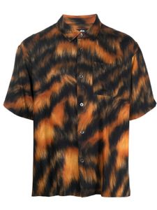 Stüssy chemise à motif tigre - Noir