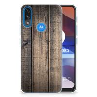 Motorola Moto E7/E7i Power | Bumper Hoesje | Steigerhout