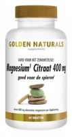 Golden Naturals Magnesium Citraat 400mg Tabletten