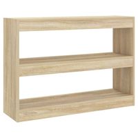 The Living Store Boekenkast - Sonoma Eiken - 100 x 30 x 72 cm - Bewerkt Hout - thumbnail