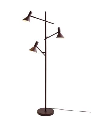 Vloerlamp Izmir, burgundy